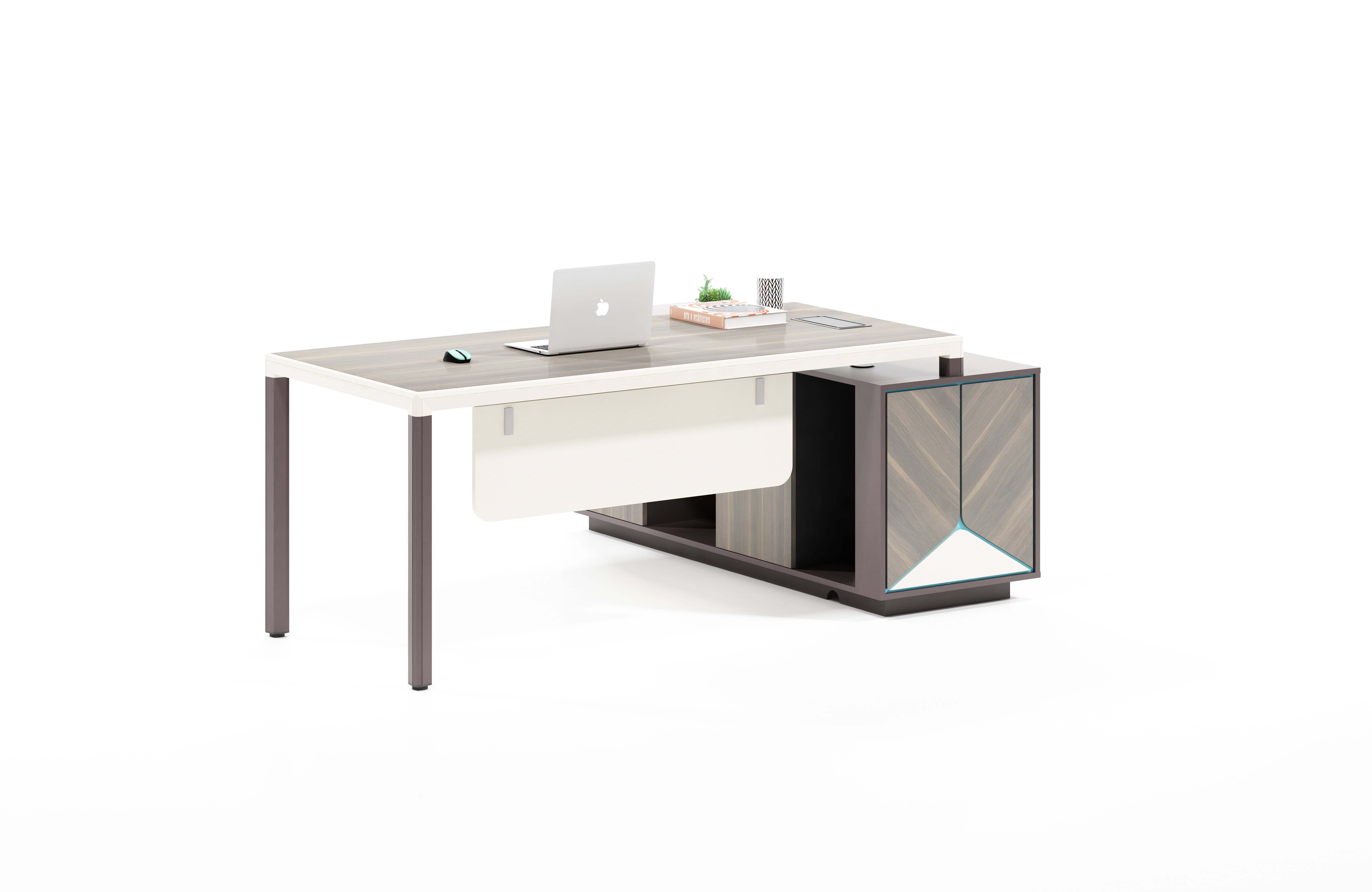 BL-D0116（左右换）Office Desk  โต๊ะทำงาน